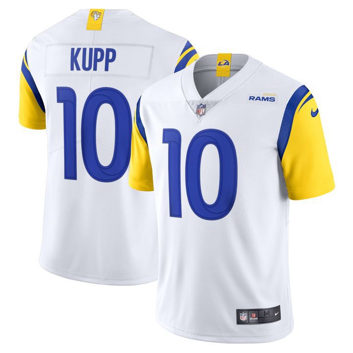 Cheap Men Los Angeles Rams 10 Cooper Kupp Nike White Limited NFL Jersey